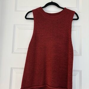 Primark Sleeveless Knit Tank Top - Deep Red